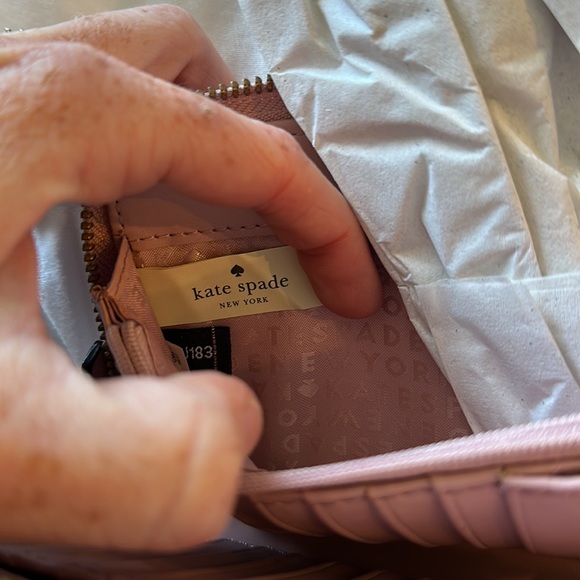 Kate Spade Large Carryall Wristlet/Wallet Blush Pink Double Zipper - Picture 14 of 16